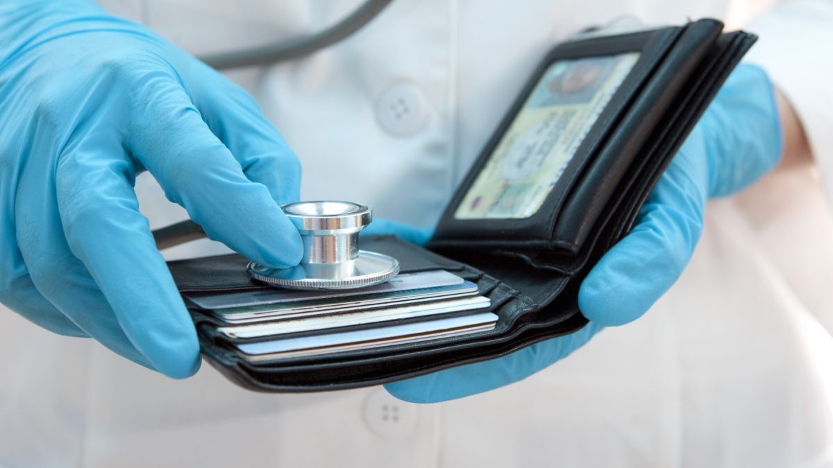 Stethoscope Health Economy Wallet Trouble Money