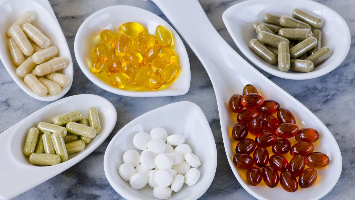 Variety,Of,Dietary,Supplements,,Including,Capsules,Of,Garlic,,Evening,Primrose